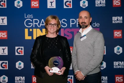 Lauréate : Anne-Delphine Beaulieu Directrice de la Transformation Digitale et Directrice de la RSE - LISI